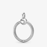 Pandora Kettenanhänger: Small O Pendant - Sterling-Silber